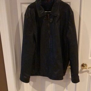 Roomy Hilfiger faux leather xxl coat